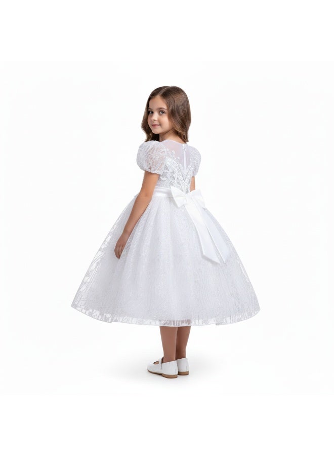Bidani Shine White Dress - Image 3